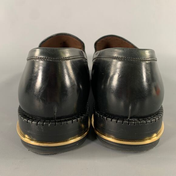 SALVATORE FERRAGAMO Size 8 Black Leather Yacht Loafers main image 5